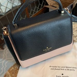 Tan and black Kate Spade crossbody.